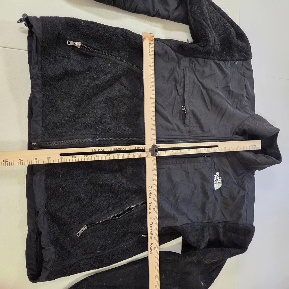 The North Face Denali Polartec Full Zip Fleece Jacket Mens Medium Black